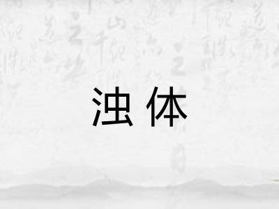 浊体