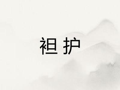 袒护