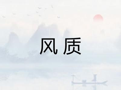 风质