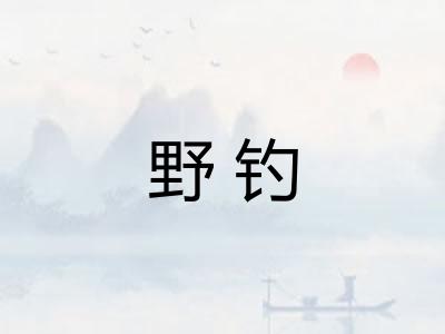 野钓