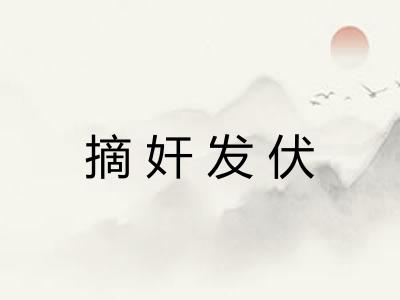 摘奸发伏