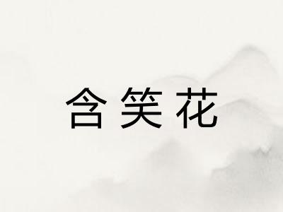 含笑花