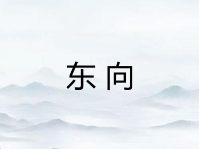 东向