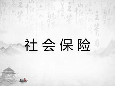 社会保险