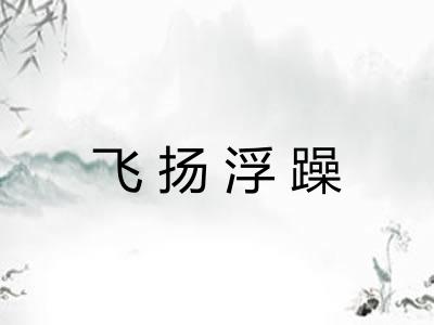 飞扬浮躁