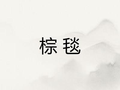棕毯