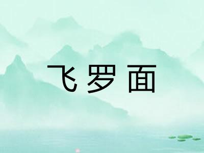 飞罗面
