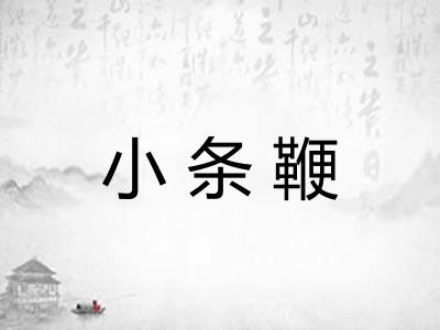 小条鞭
