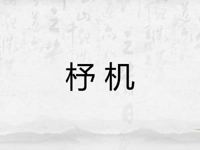 杼机
