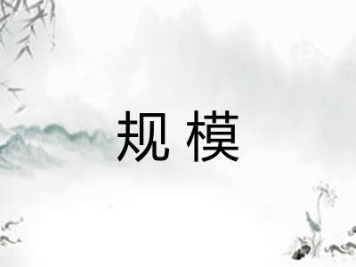 规模