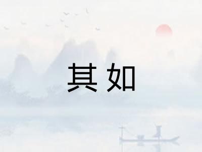 其如