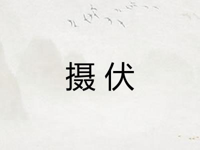 摄伏 摄伏