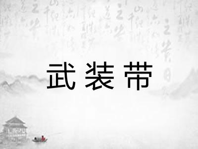 武装带