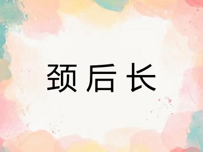 颈后长