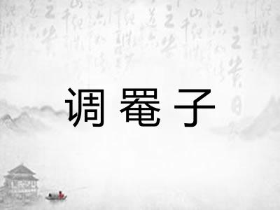 调罨子