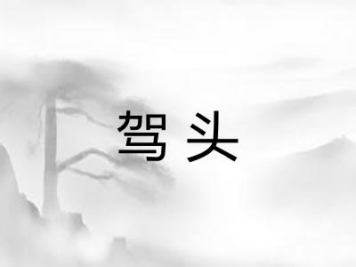 驾头