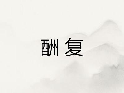 酬复