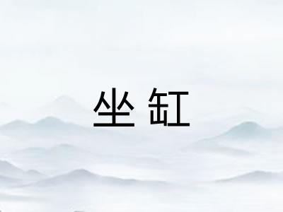 坐缸