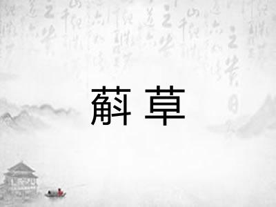 蔛草