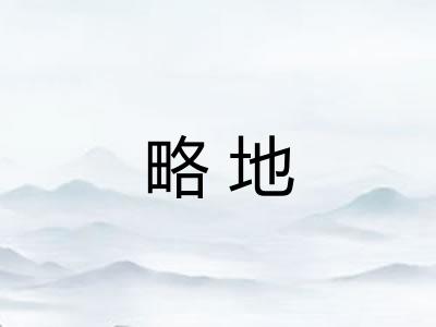 略地