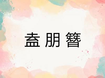 盍朋簪