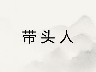 带头人
