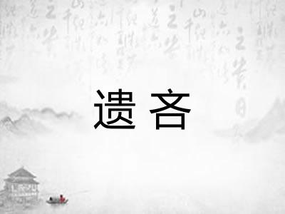 遗吝