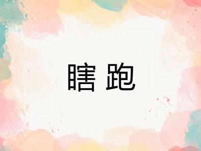 瞎跑