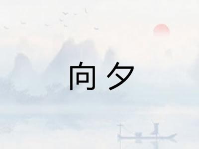向夕