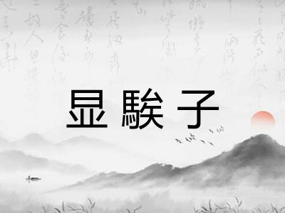 显騃子