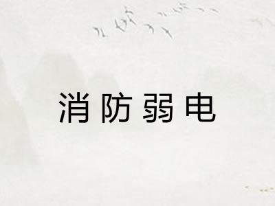 消防弱电
