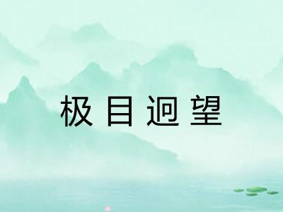 极目迥望 极目迥望