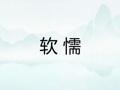 软懦