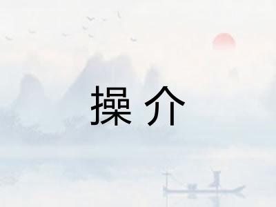 操介 操介