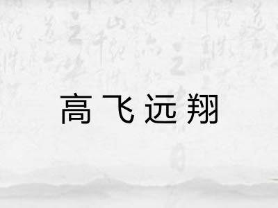 高飞远翔