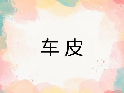 车皮