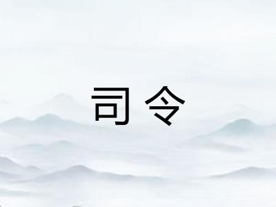 司令