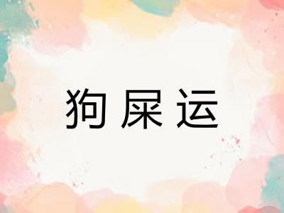 狗屎运
