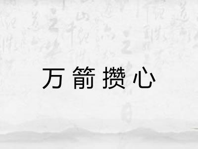 万箭攒心 万箭攒心