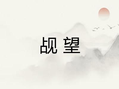 觇望