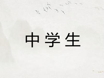 中学生