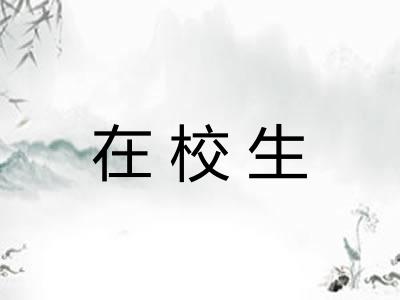 在校生