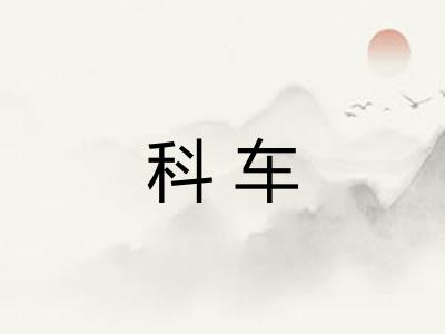 科车