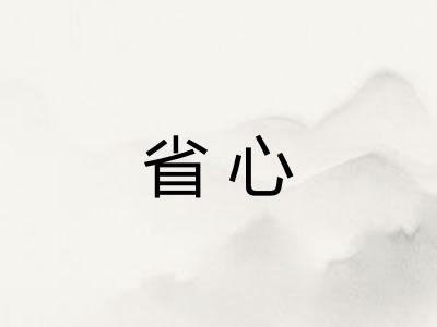 省心