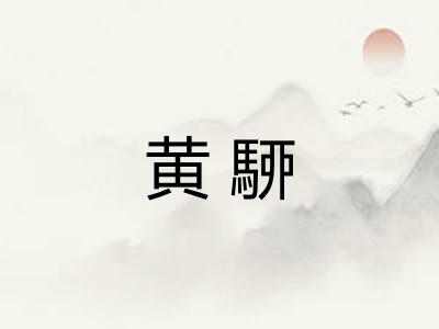 黄駵 黄駵