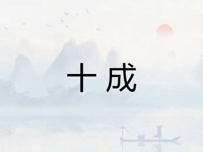 十成
