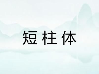 短柱体