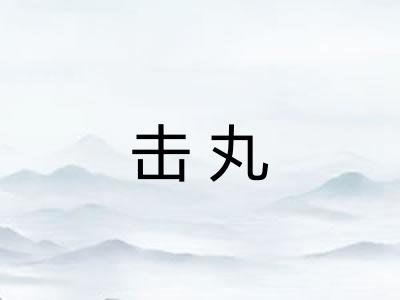 击丸