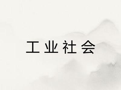 工业社会