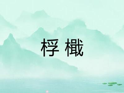 桴檝